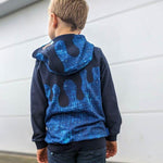 PASST GARANTIE SPLASH Sweater/ Hoodie Gr. 74-104 mit 2 Kapuzen & Halsbündchen - DIN A0 für Beamer geeignet - Sewando