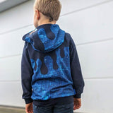 PASST GARANTIE SPLASH Sweater/ Hoodie Gr. 74-104 mit 2 Kapuzen & Halsbündchen - DIN A0 für Beamer geeignet - Sewando