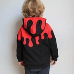 PASST GARANTIE SPLASH Sweater/ Hoodie Gr. 110-140 mit 2 Kapuzen & Halsbündchen - DIN A0 für Beamer geeignet - Sewando