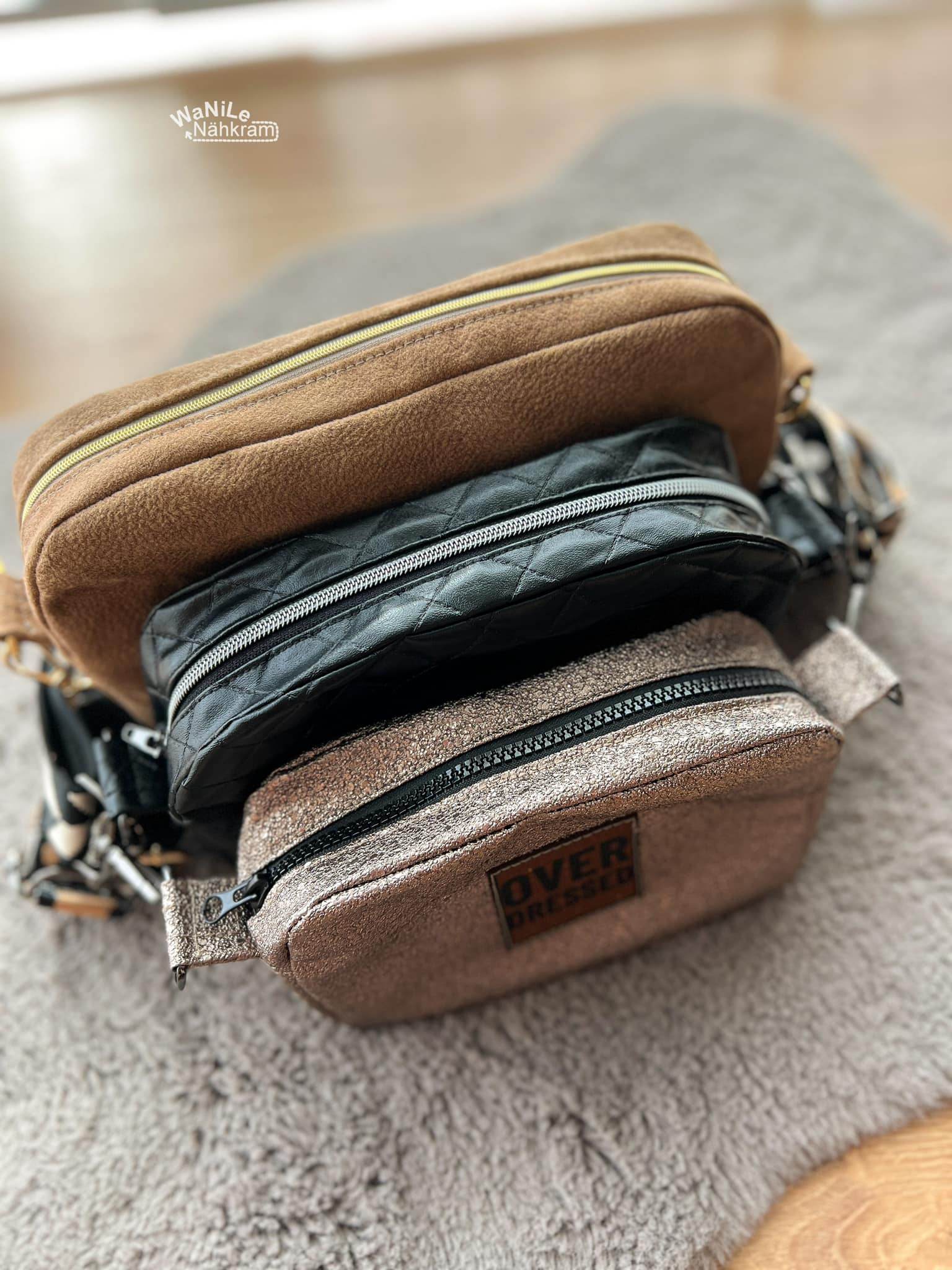 Schnittmuster Crossbag Tasche TROGEN + Videoanleitung : - Sewando