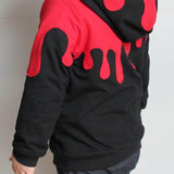 PASST GARANTIE SPLASH Sweater/ Hoodie Gr. 74-104 mit 2 Kapuzen & Halsbündchen - DIN A0 für Beamer geeignet - Sewando