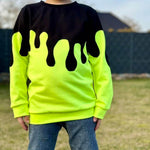 PASST GARANTIE SPLASH Sweater/ Hoodie Gr. 74-140 mit 2 Kapuzen & Halsbündchen - DIN A0 für Beamer geeignet - Sewando