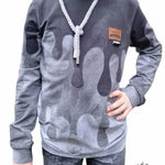 PASST GARANTIE SPLASH Sweater/ Hoodie Gr. 74-104 mit 2 Kapuzen & Halsbündchen - DIN A0 für Beamer geeignet - Sewando