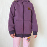 DIN A4 SPLASH Sweatjacke für 105cm-140cm Körpergröße PASSFORMGARANTIE - Sewando