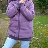 DIN A4 SPLASH Sweatjacke für 105cm-140cm Körpergröße PASSFORMGARANTIE - Sewando