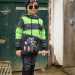 Schnittmuster Hoodie Mighty X Kross Gr.74 - 122 - Sewando