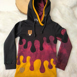 PASST GARANTIE SPLASH Sweater/ Hoodie Gr. 110-140 mit 2 Kapuzen & Halsbündchen - DIN A0 für Beamer geeignet - Sewando