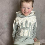 PASST GARANTIE SPLASH Sweater/ Hoodie Gr. 110-140 mit 2 Kapuzen & Halsbündchen - DIN A0 für Beamer geeignet - Sewando