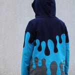 PASST GARANTIE SPLASH Sweater/ Hoodie Gr. 74-140 mit 2 Kapuzen & Halsbündchen - DIN A0 für Beamer geeignet - Sewando