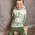 PASST GARANTIE SPLASH Sweater/ Hoodie Gr. 110-140 mit 2 Kapuzen & Halsbündchen - DIN A0 für Beamer geeignet - Sewando