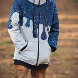 DIN A4 SPLASH Sweatjacke für 105cm-140cm Körpergröße PASSFORMGARANTIE - Sewando