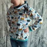 Schnittmuster Pullover Falten Brise