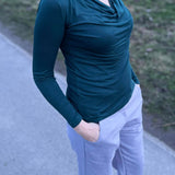 Schnittmuster WasserfallLangarmShirt/Kleid "Zazu" Gr. 30-50