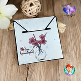 Digiset "Kirschblüte" Sakura,  japanische Eleganz in einem Set! Digipaper, Digistamp
