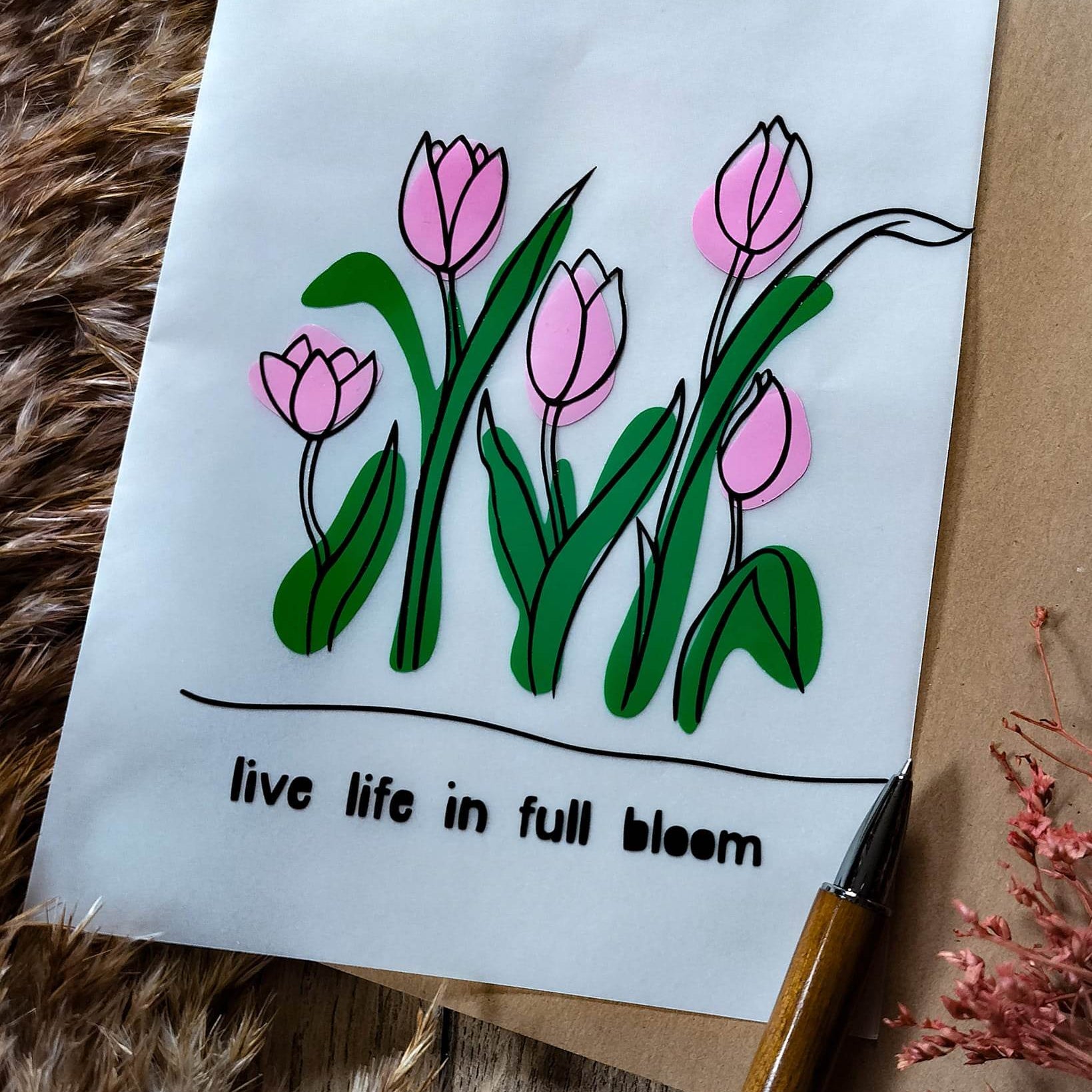 Plotterdatei Tulpen - Frühblüher Kollektion - Sewando