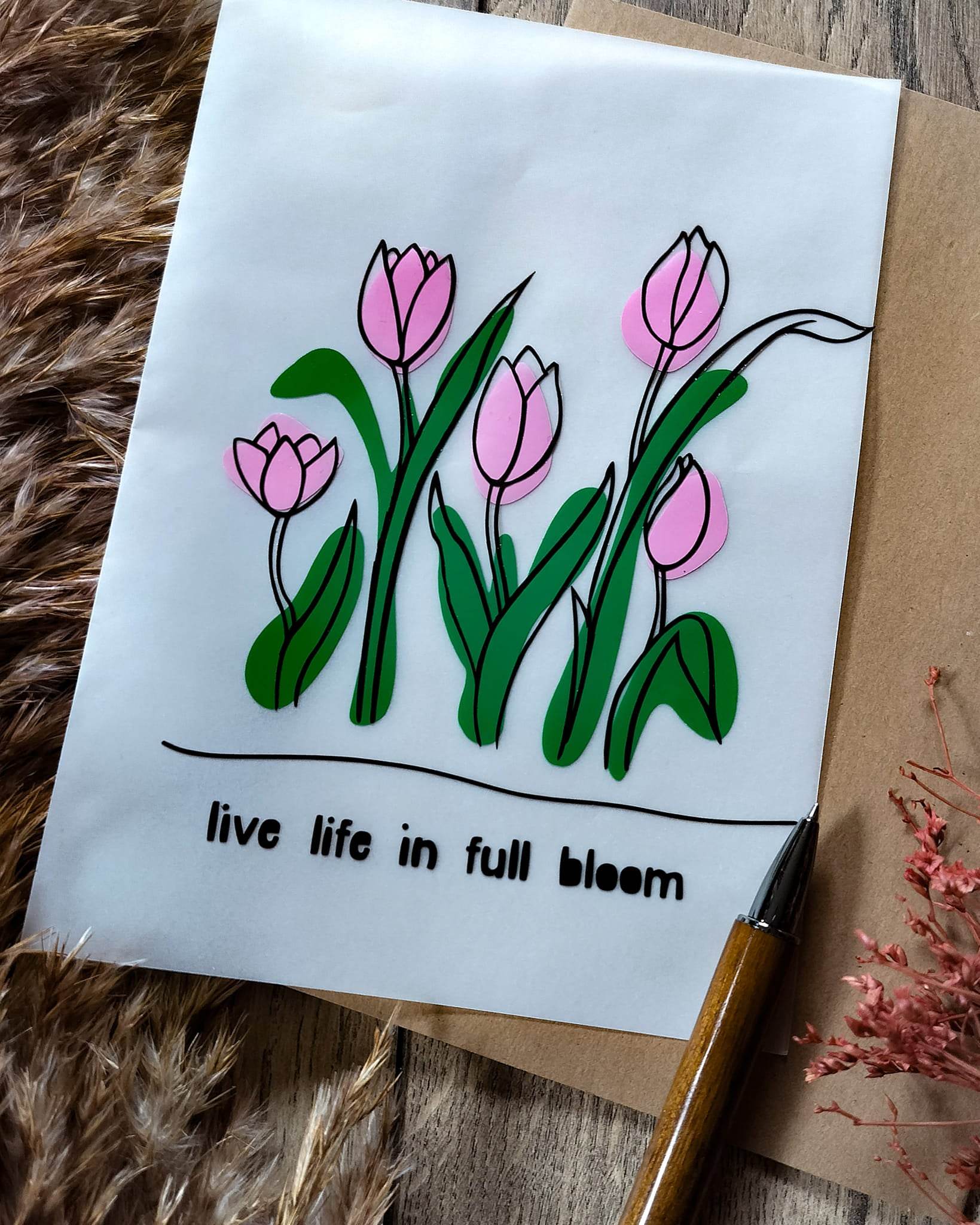 Plotterdatei Tulpen - Frühblüher Kollektion - Sewando
