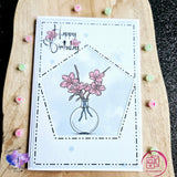 Digiset "Kirschblüte" Sakura,  japanische Eleganz in einem Set! Digipaper, Digistamp