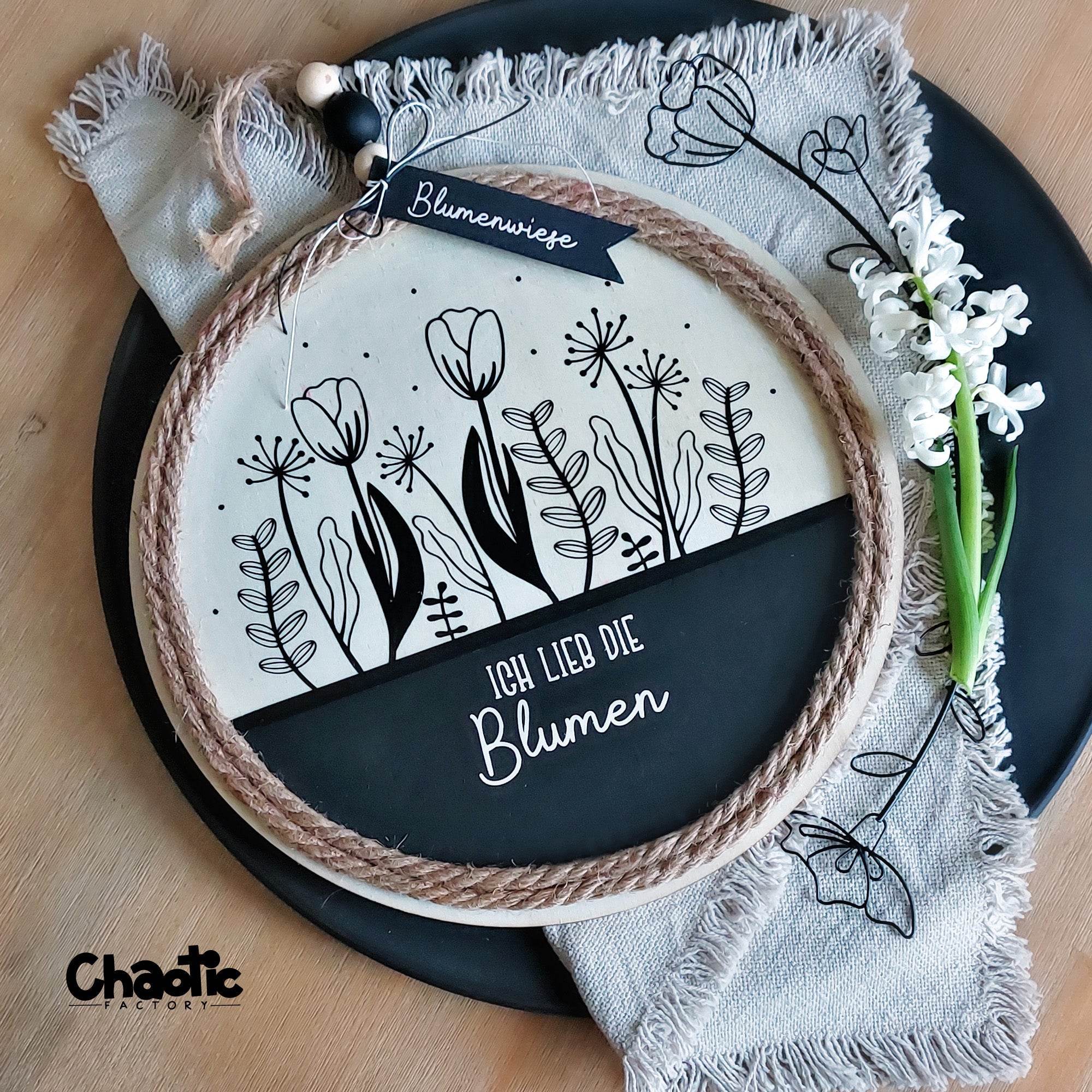 Plotterdatei Blumengruß - Sewando