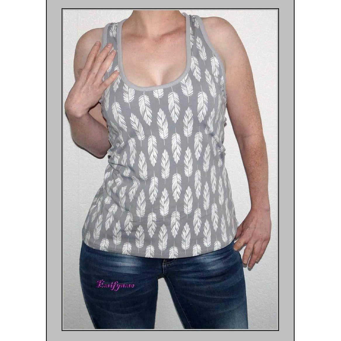 Schnittmuster Tanktop Filou Damen Gr. 34-46 - Sewando