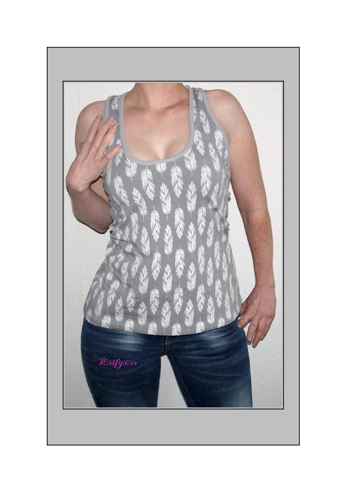 Schnittmuster Tanktop Filou Damen Gr. 34-46 - Sewando