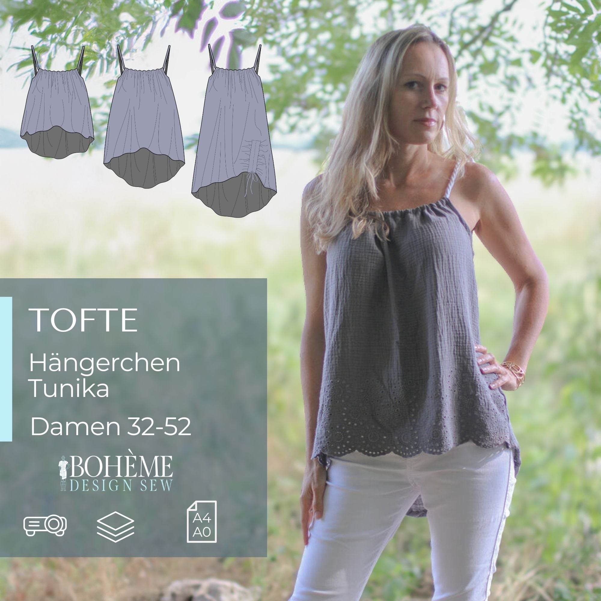 TOFTE.tunika | Damen | 32-52 | Schnitt : - Sewando