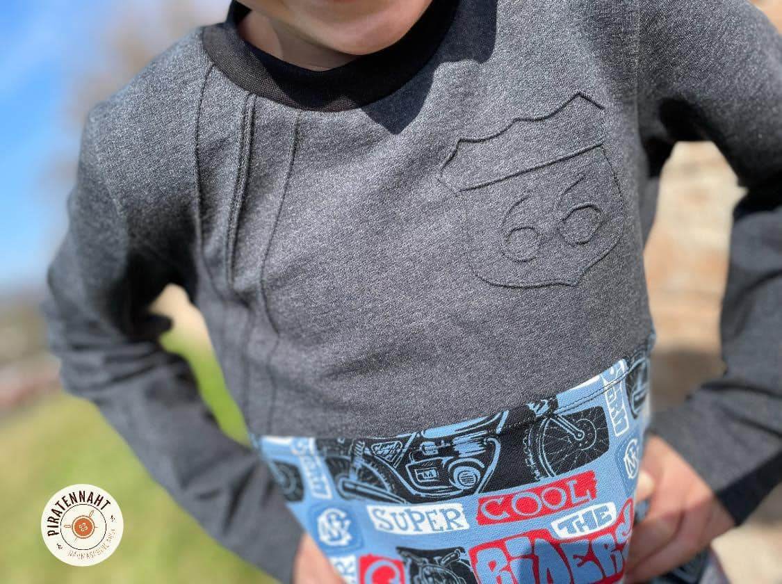 Schnittmuster *Little Corners Shirt* #LA-Shirt Gr. 62-176 - Sewando