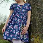 Schnittmuster Sonnenblume Babydoll Kleidchen Größe 56-164 - Sewando