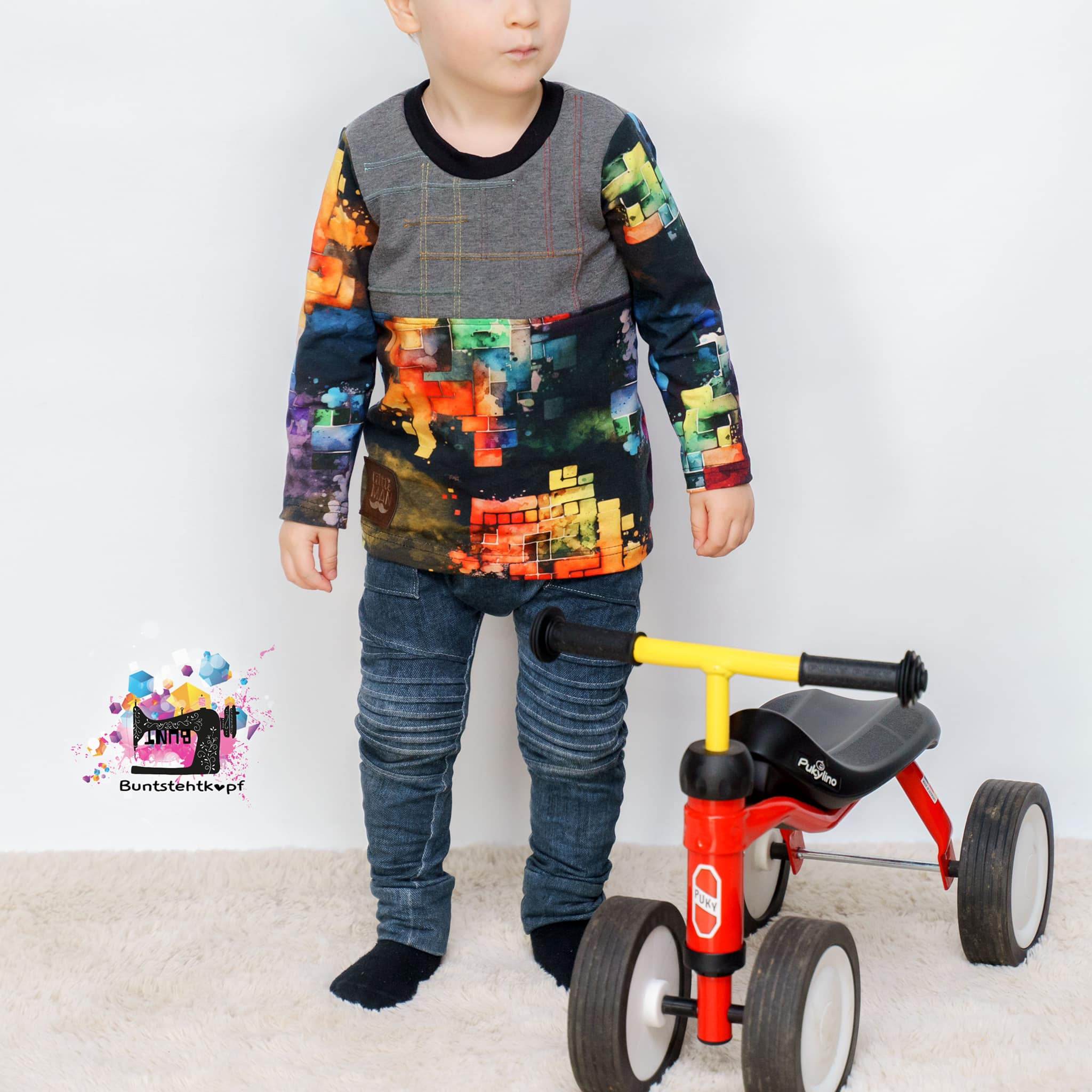 Schnittmuster *Little Corners Shirt* #LA-Shirt Gr. 62-176 - Sewando
