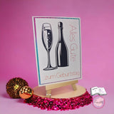 Plotterdatei Sekt Plotten, Sublimation, Drucken, Digistamp, - Sewando