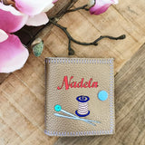 6x Stickdatei "Nadeln" ITH Nadelbuch