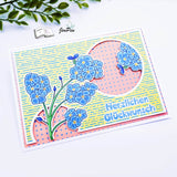 Digiset Vergissmeinnicht Plotten, Sublimation, Drucken, Digistamp, Digipaper ! - Sewando