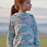 Schnittmuster Raglanhoodie mini MAILO 86/92- 158/164 : - Sewando