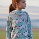 Schnittmuster Raglanhoodie mini MAILO 86/92- 158/164 : - Sewando