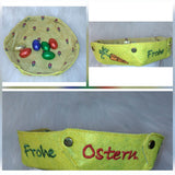 Stickdatei - ITH Osternest, Faltschale, Faltkorb - Sewando