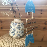 5x Stickdatei "Stockfisch" für Hängedeko