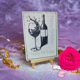 Digistamp Wein Sublimation, Drucken, Plotterdatei - Sewando