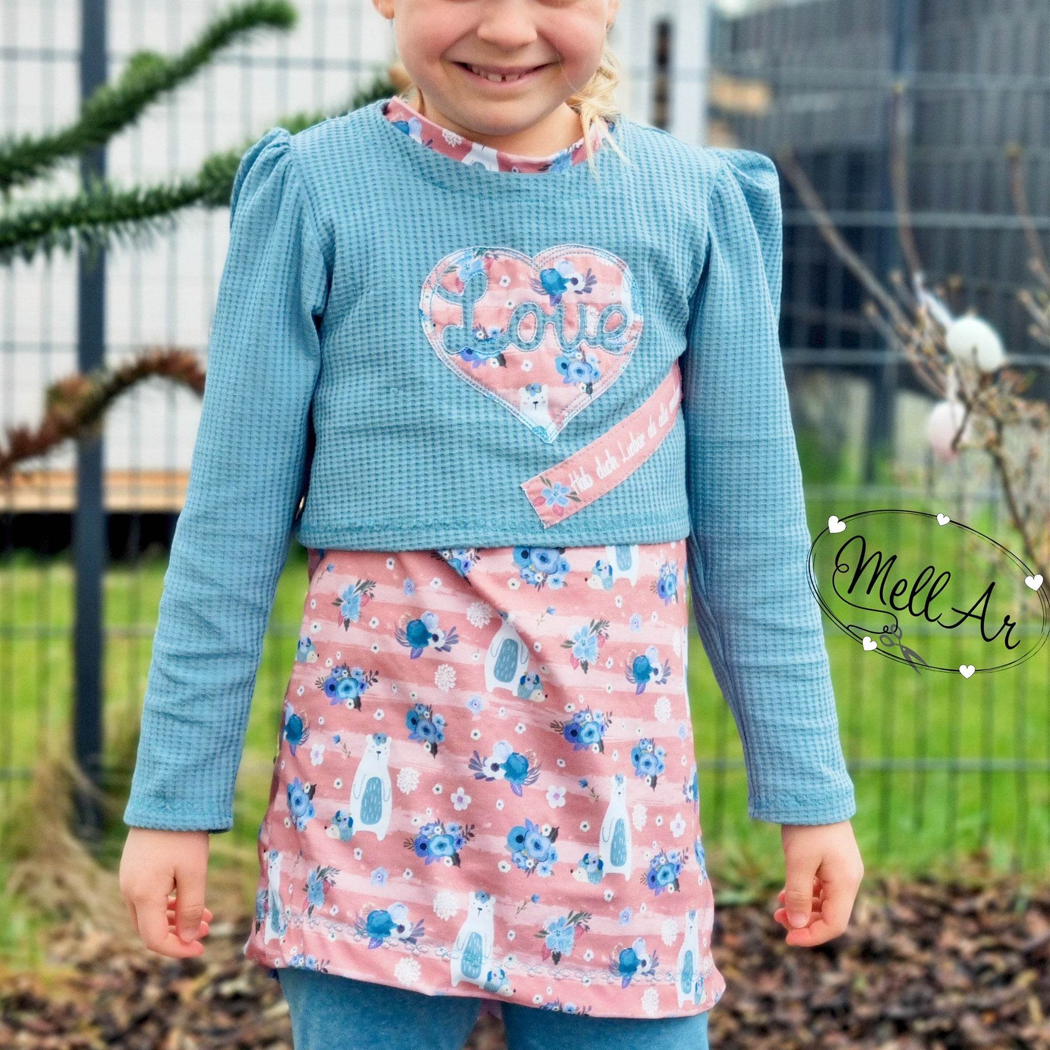 Schnittmuster Crop-Top/Tunika Cupcake Größe 68-164 - Sewando