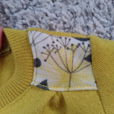 "Miss Mini" Kinderpullover-Schnittmuster mit&ohne Rüschen Gr. 98-140
