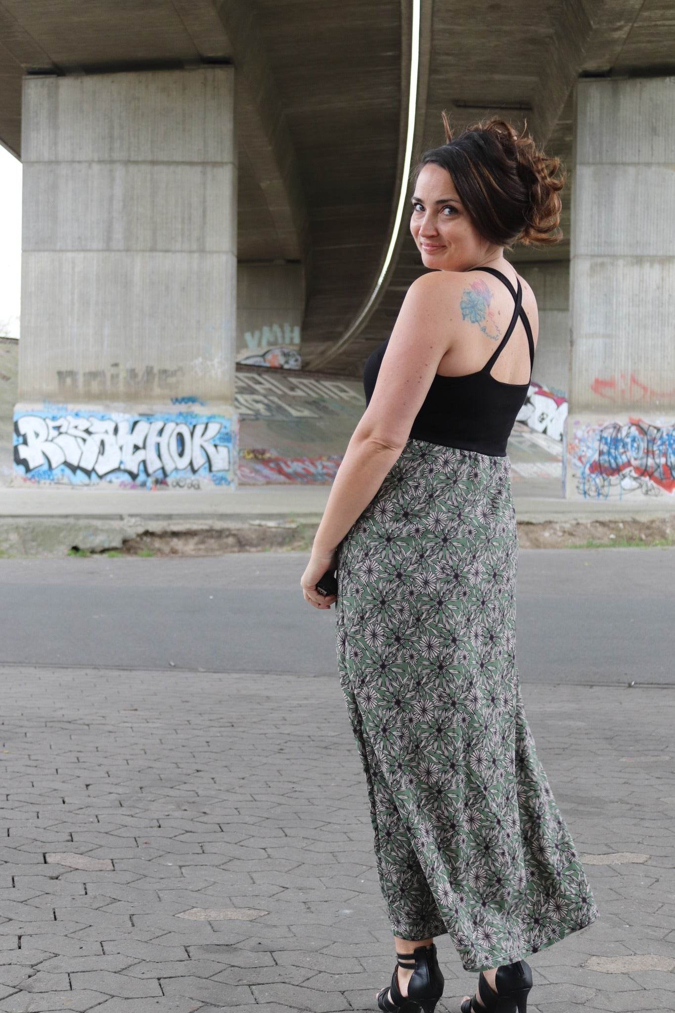 Schnittmuster Kleid ANZING Gr. 32-50 : - Sewando