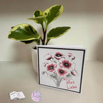 Digiset Mohnblumenstrauß, Plotterdatei, Sublimation, Digistamp, Digipaper - Sewando