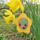 5x Stickdatei "Dekorahmen Blume"