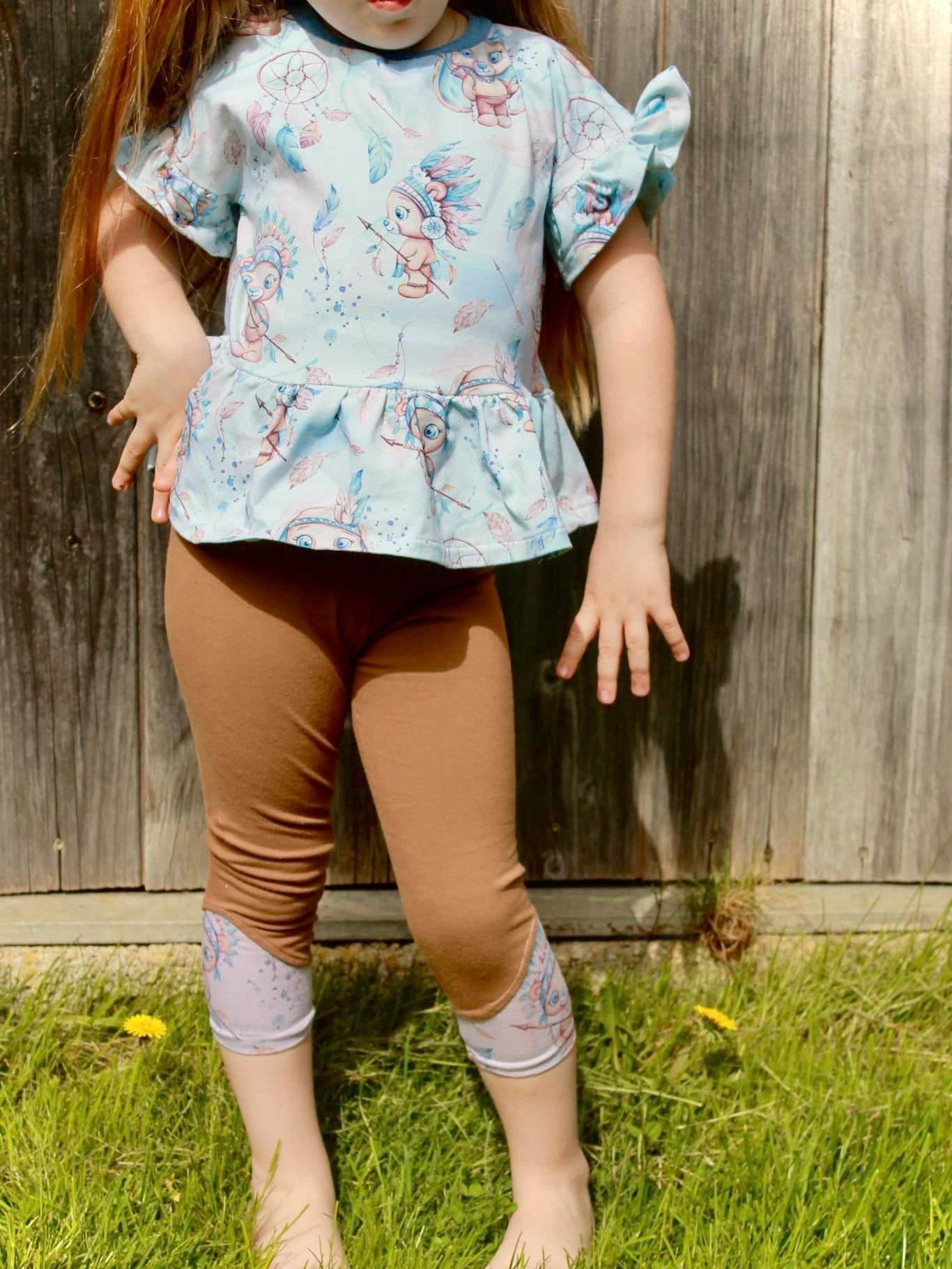 Leggins Romina, Schnittmuster Grösse 50-164 - Sewando