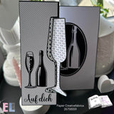 Digistamp Sekt Plotterdatei, Sublimation, Drucken, ! - Sewando
