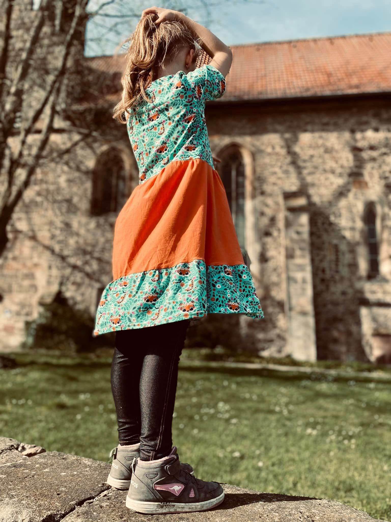 Schnittmuster Kleid Romance Größe 74 – 158 - Sewando