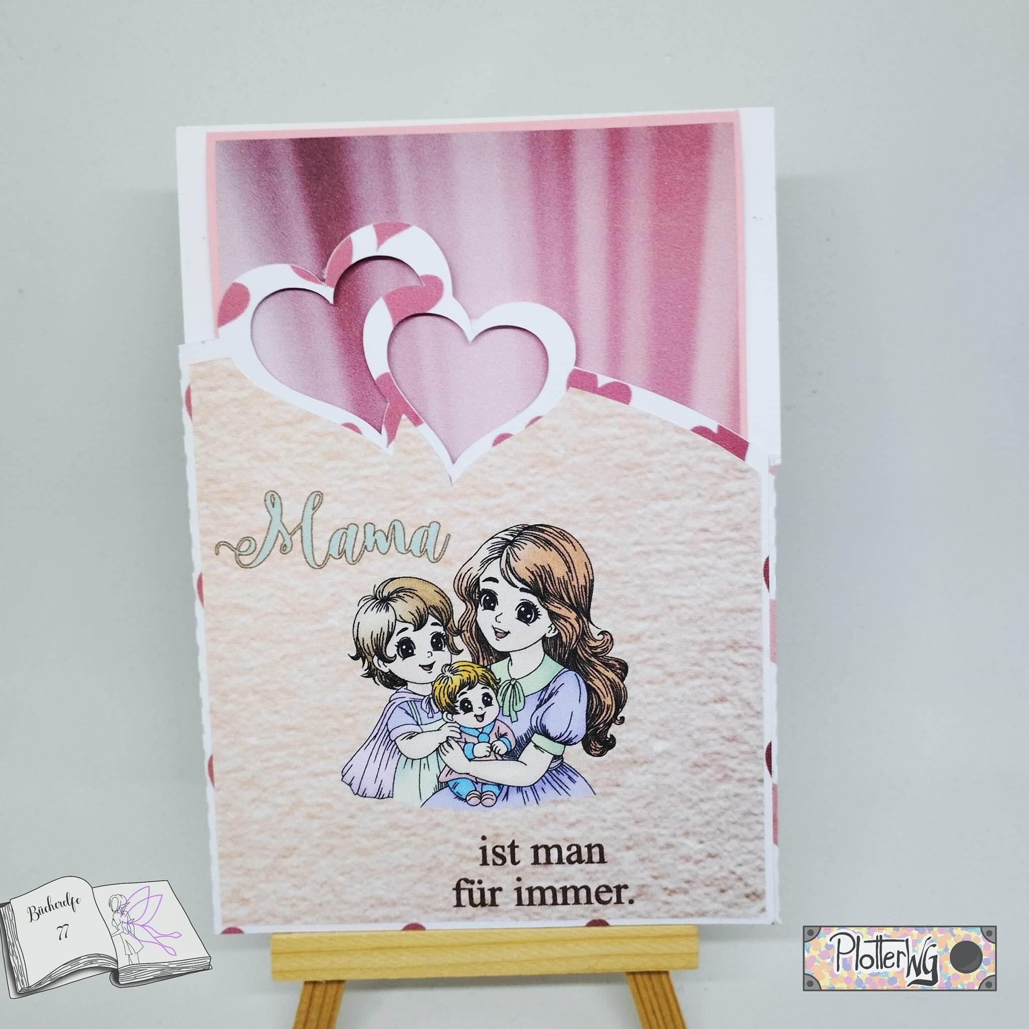Digiset Mama ist die Beste, Plotterdatei, Sublimation, Digistamp, Digipaper - Sewando