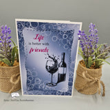 Plotterdatei Wein Sublimation, Drucken, Digistamp, - Sewando