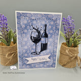 Plotterdatei Wein Sublimation, Drucken, Digistamp, - Sewando