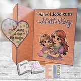 Digiset Mama ist die Beste, Plotterdatei, Sublimation, Digistamp, Digipaper - Sewando