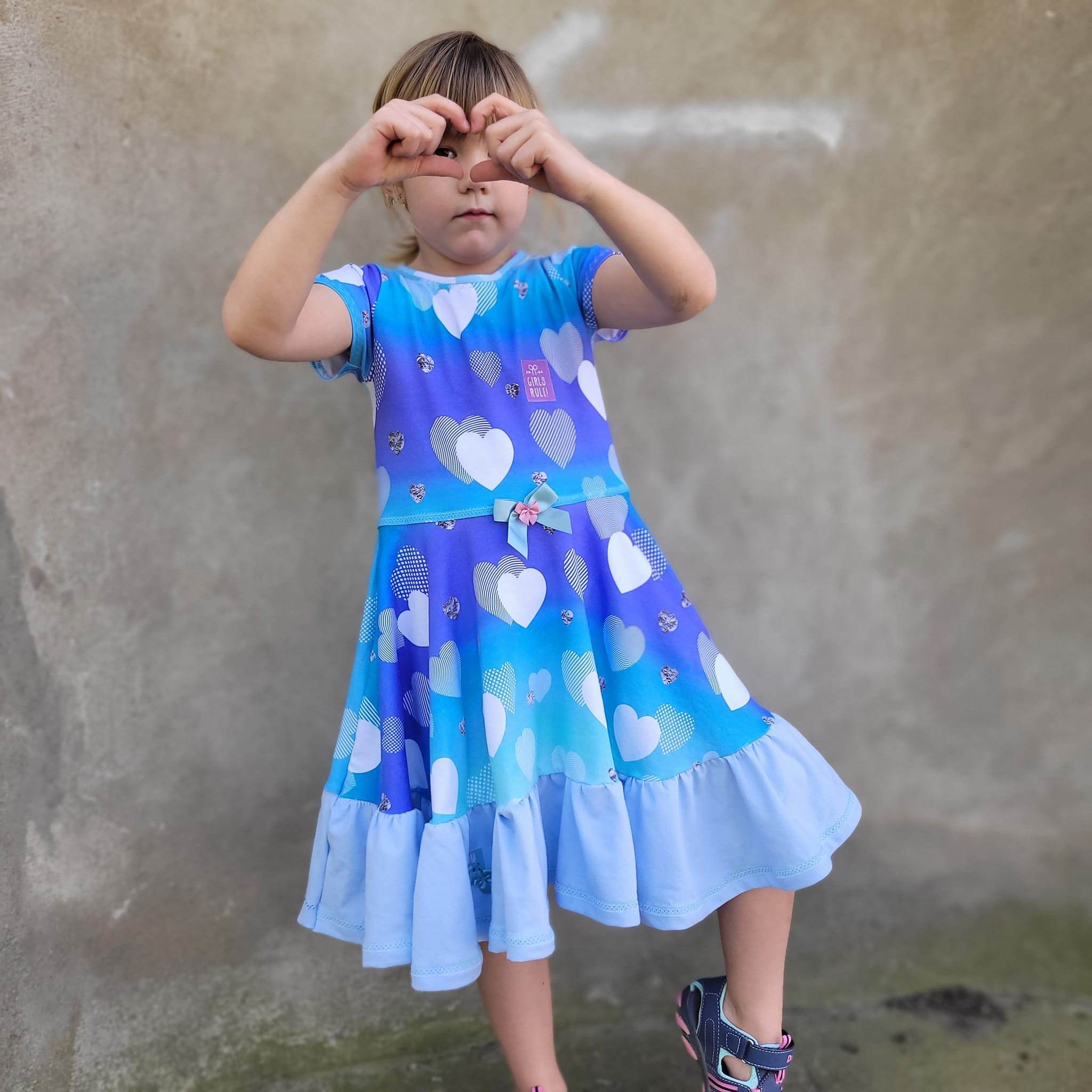 Schnittmuster Kleid Romance Größe 74 – 158 - Sewando
