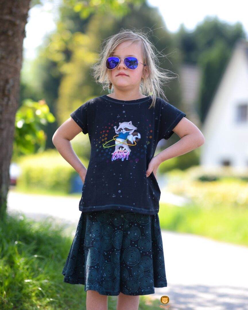 (Hosen)Rock Räuberprinzessin Gr.50-158 Schnittmuster [ DIN A4 & A0 PASSFORMSYSTEM (27,5cm bis 87,5cm BU) - Sewando